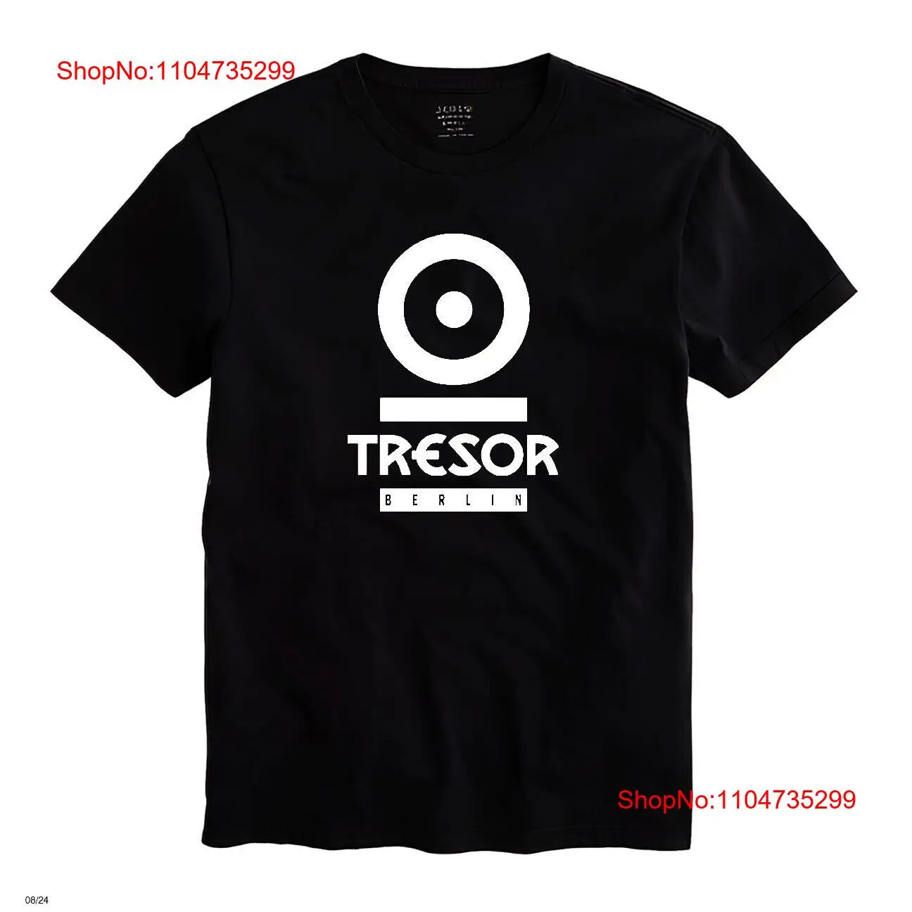 Vintage Fashion Berlin - T camisa Tresor Berlin Homens Preto