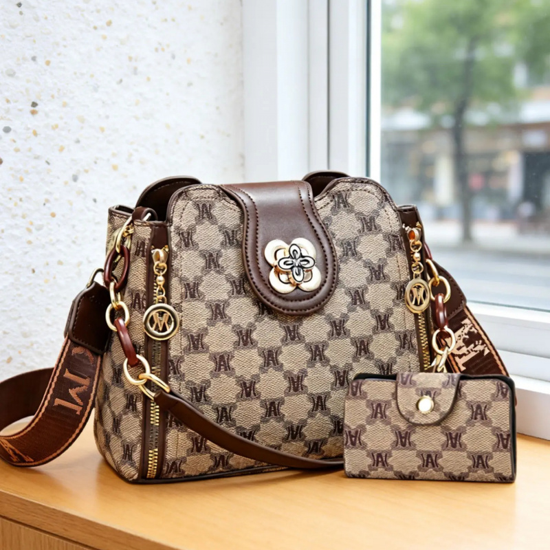 Vintage Fashion Prints - Bolsa de ombro vintage com estampa
