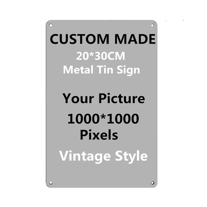Vintage Fashion Plates - Placa de Metal Personalizada 20x30cm, Carregue