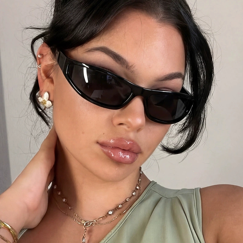 Vintage Fashion Glasses - Óculos de Sol Retangulares Estilo Y2K