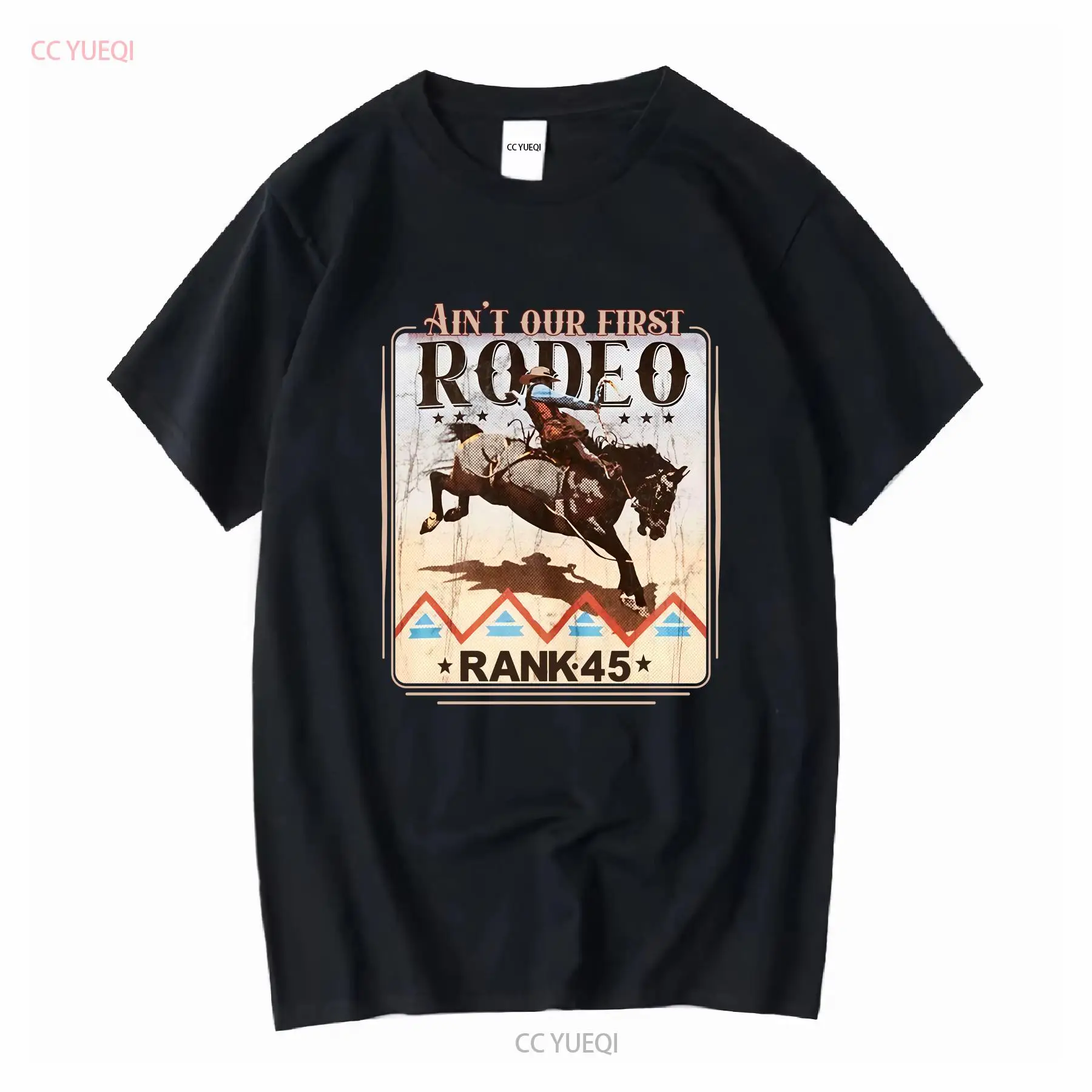 Vintage Fashion Revival - RANK 45 Camiseta masculina Rodeo Revival