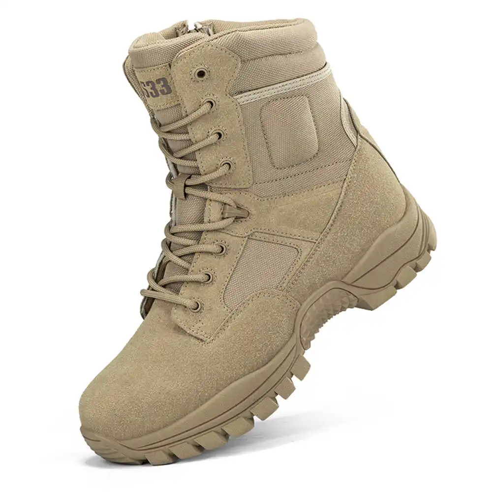 Vintage Fashion Reseller - Botas de caminhada de couro genuíno