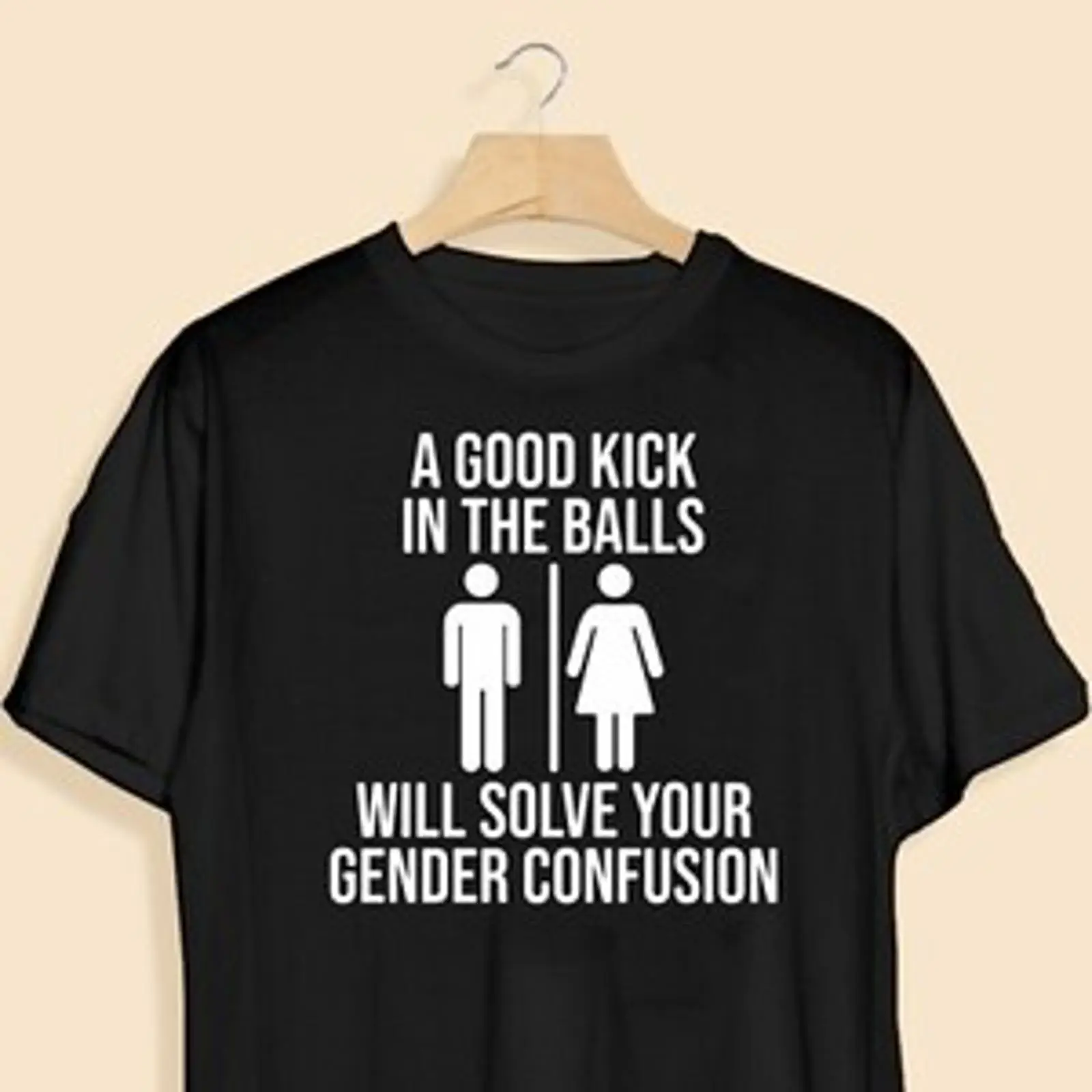 Vintage Fashion Herren - Camiseta masculina A Good Kick In