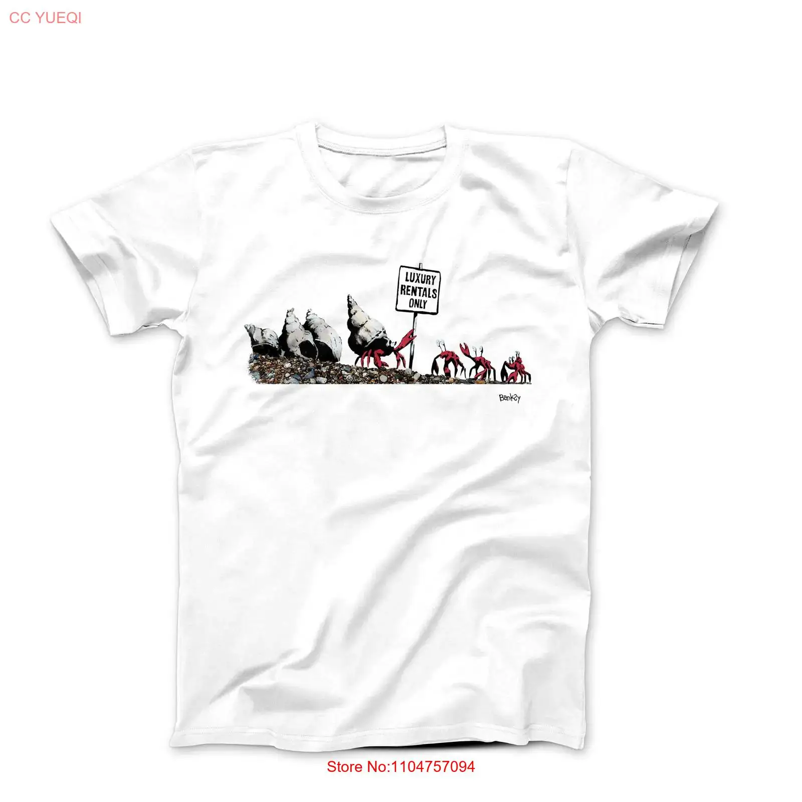 Vintage Fashion Rental - Camiseta Banksy Luxury Rentals Only Street