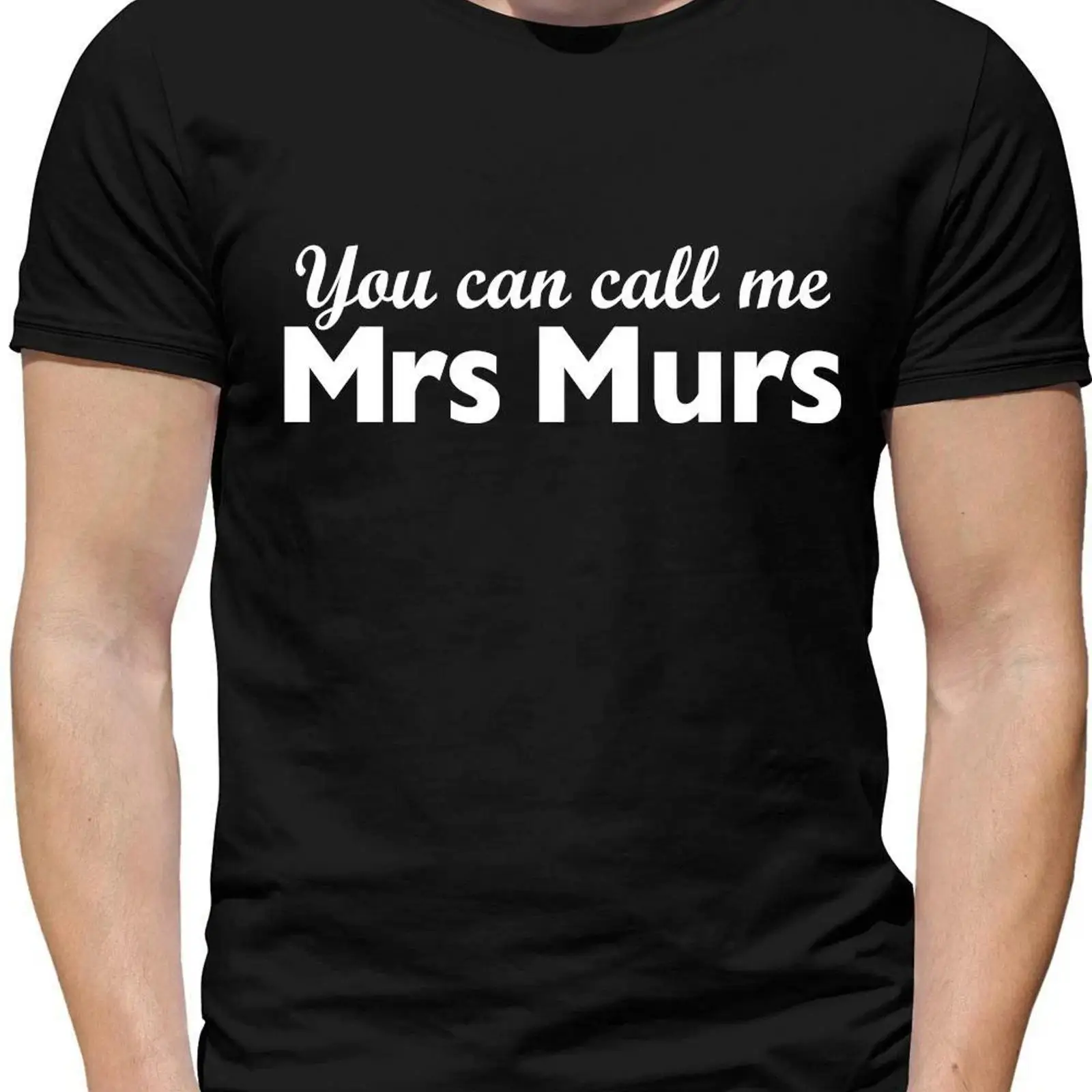 Vintage Fashion Herren - Camiseta Unissex Call Me Mrs Murs,