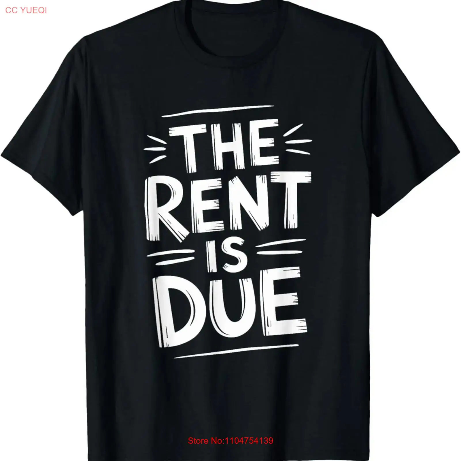 Vintage Fashion Rental - Camiseta The Rent Is Due para