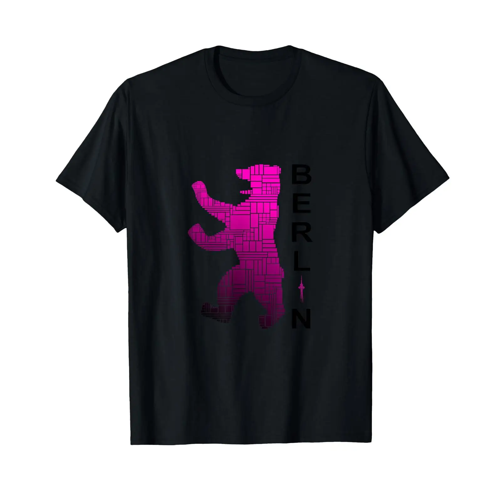 Vintage Fashion Berlin - Camiseta com texto em alemão 'Ich