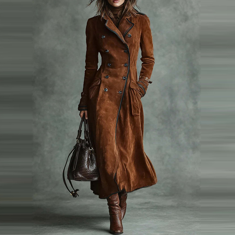 Velvet Blazer Vintage - Moda feminina lapela gola bolsos jaquetas