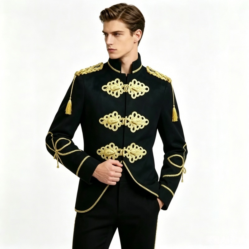 Velvet Blazer Vintage - Jaqueta Masculina de Veludo com Cordão