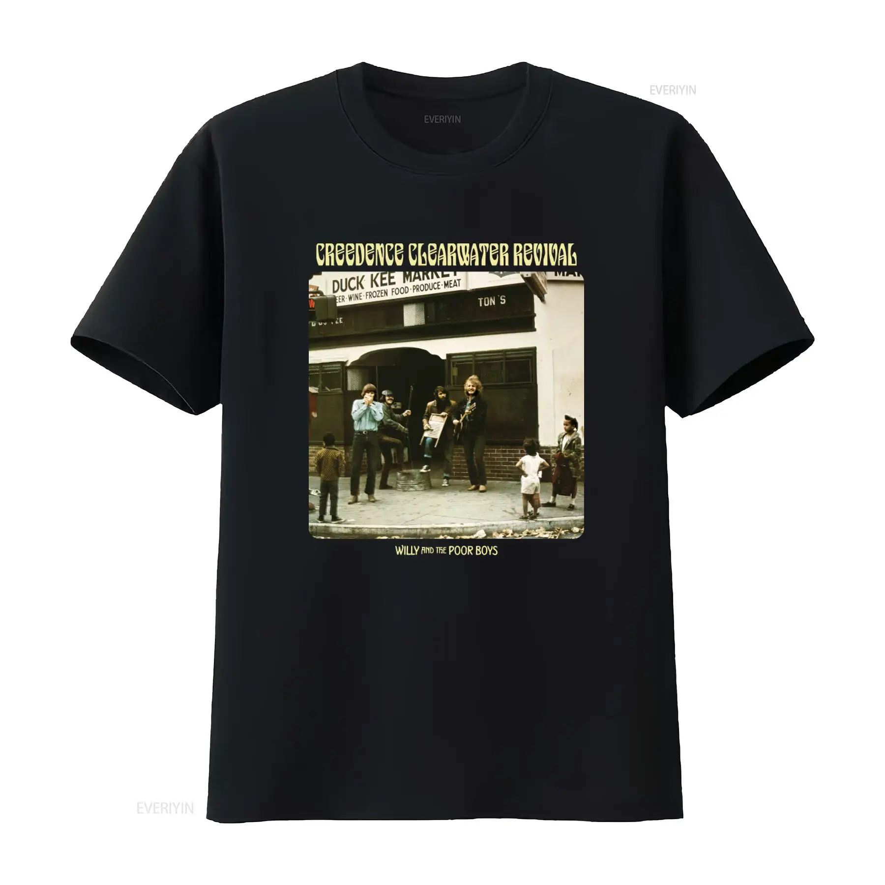 Vintage Fashion Revival - Camiseta Vintage da Banda Creedence Clearwater