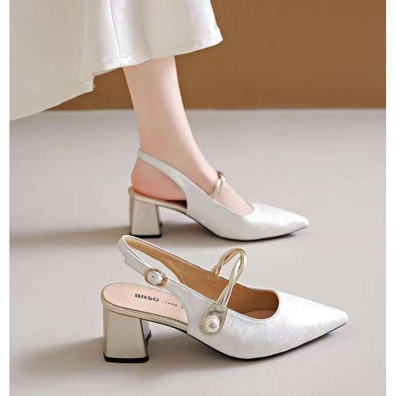 Vintage Fashion Prints - Sandálias Femininas Elegantes 2026 com Salto