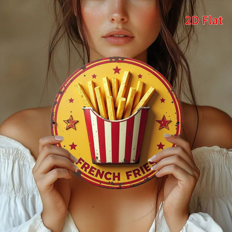 2d plano, 1pc retro batatas fr - Vintage Fashion Plates avaliação e preço