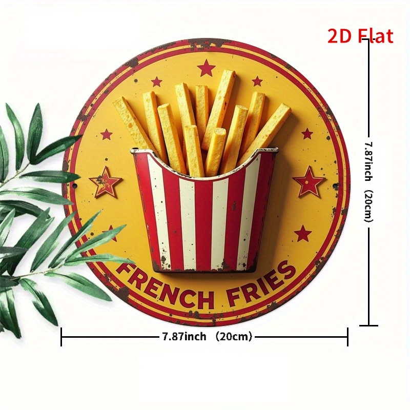 2d plano, 1pc retro batatas fr - Vintage Fashion Plates avaliação e preço