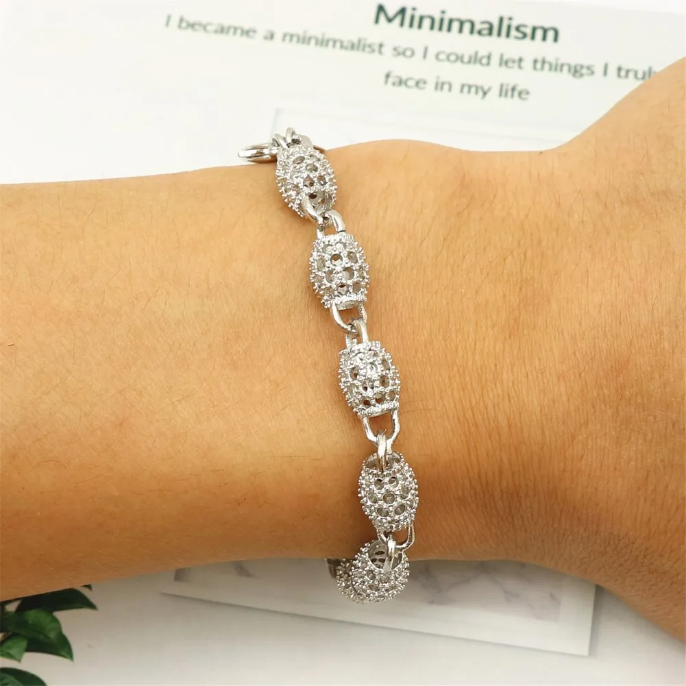 Pulseiras de prata esterlina 9 - Vintage Fashion Center avaliação e preço