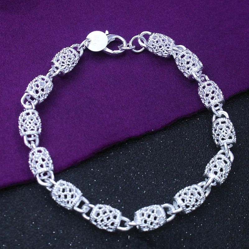 Pulseiras de prata esterlina 9 - Vintage Fashion Center avaliação e preço