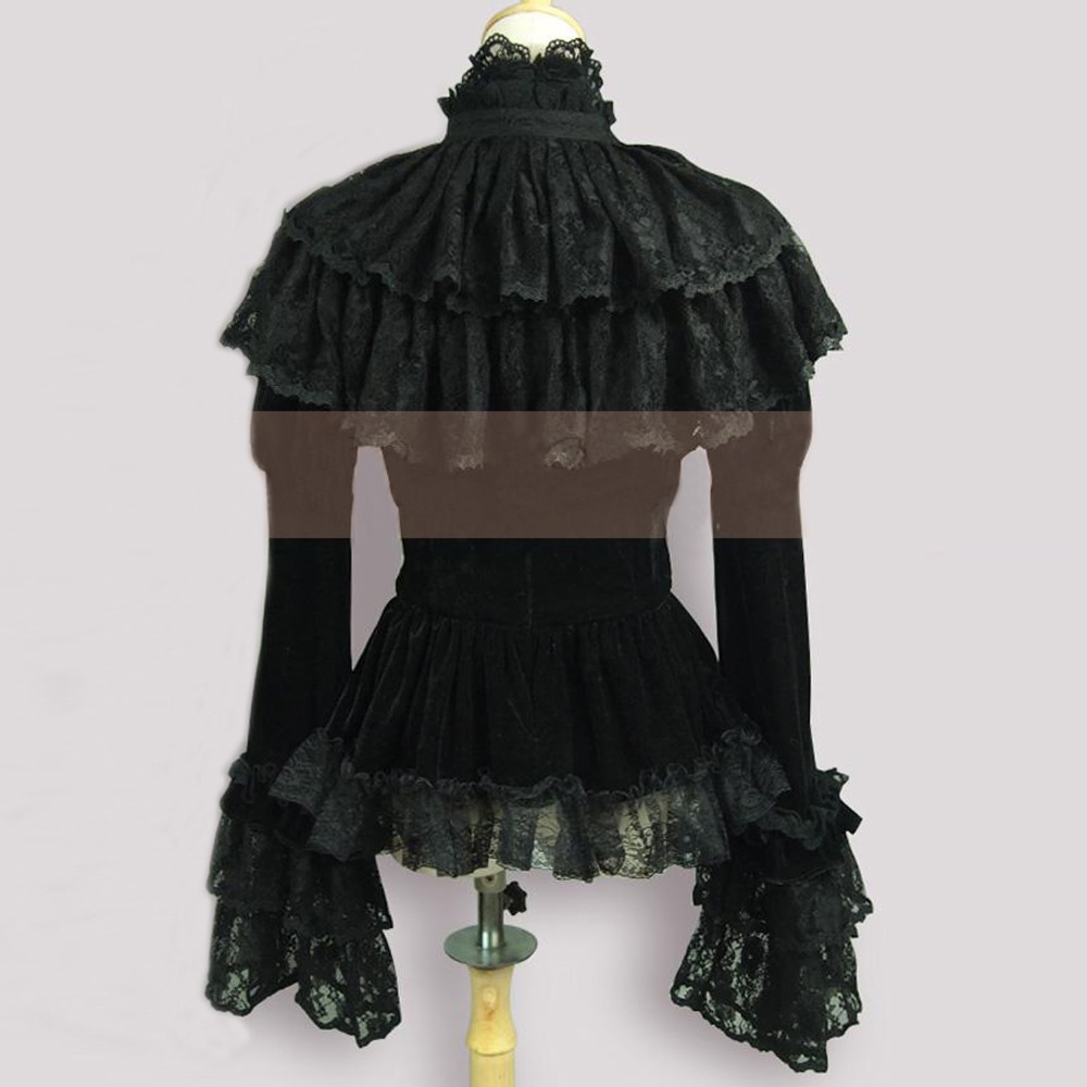 Casaco de festa com traje góti - Velvet Blazer Vintage avaliação e preço