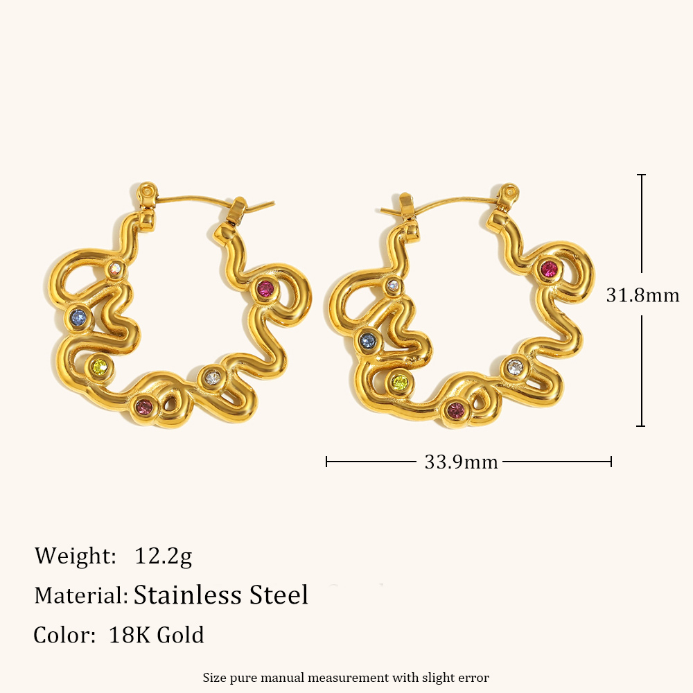 La. Muses colorido zircão torc - Vintage Fashion La avaliação e preço