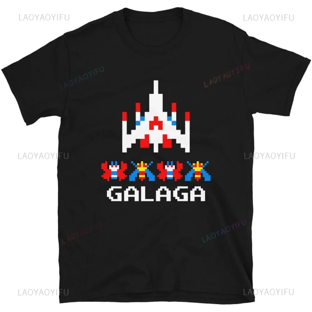 Arcade Galaga-camiseta vintage - Vintage Fashion Jersey avaliação e preço