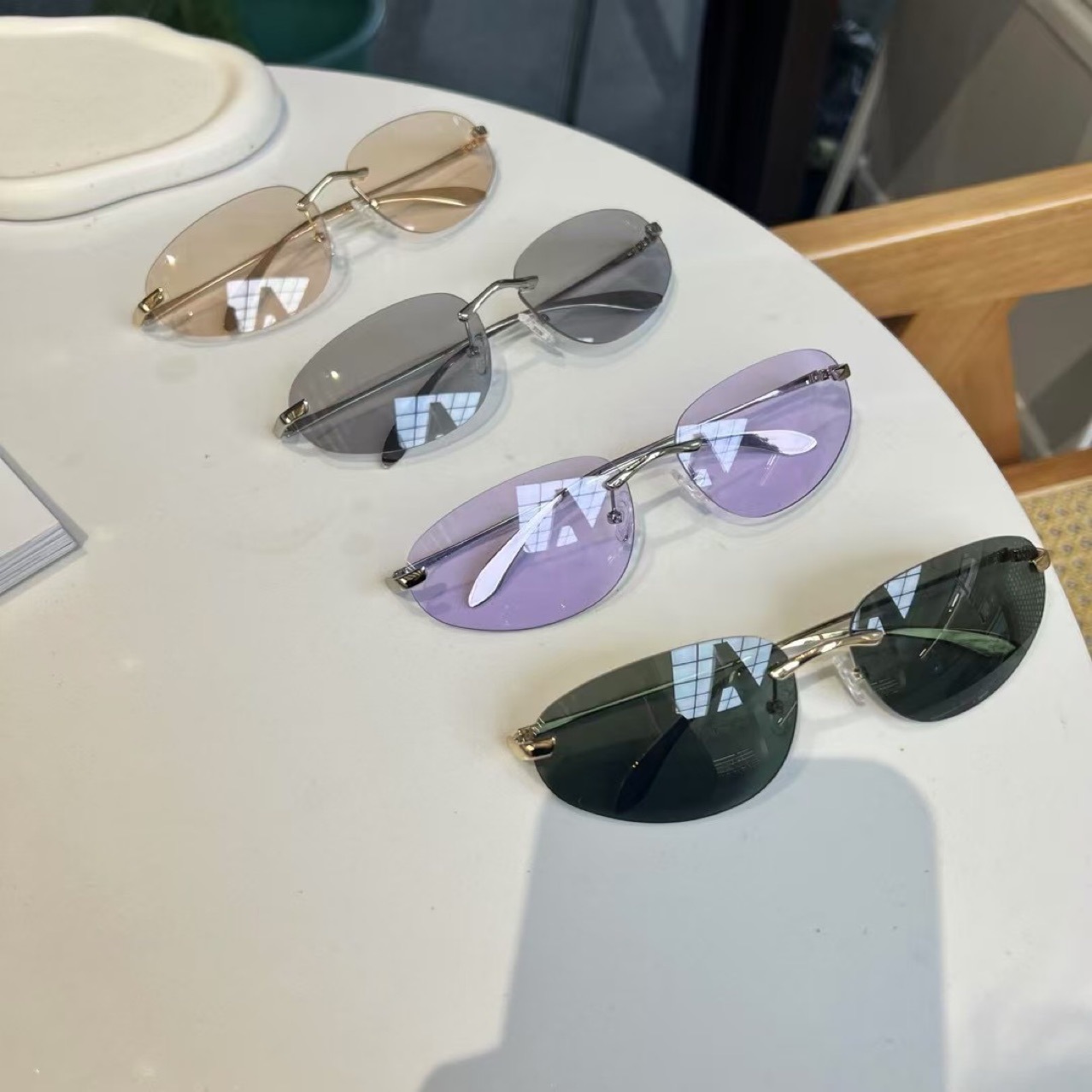 Tons sem aro UV400, óculos de  - Vintage Fashion Glasses avaliação e preço