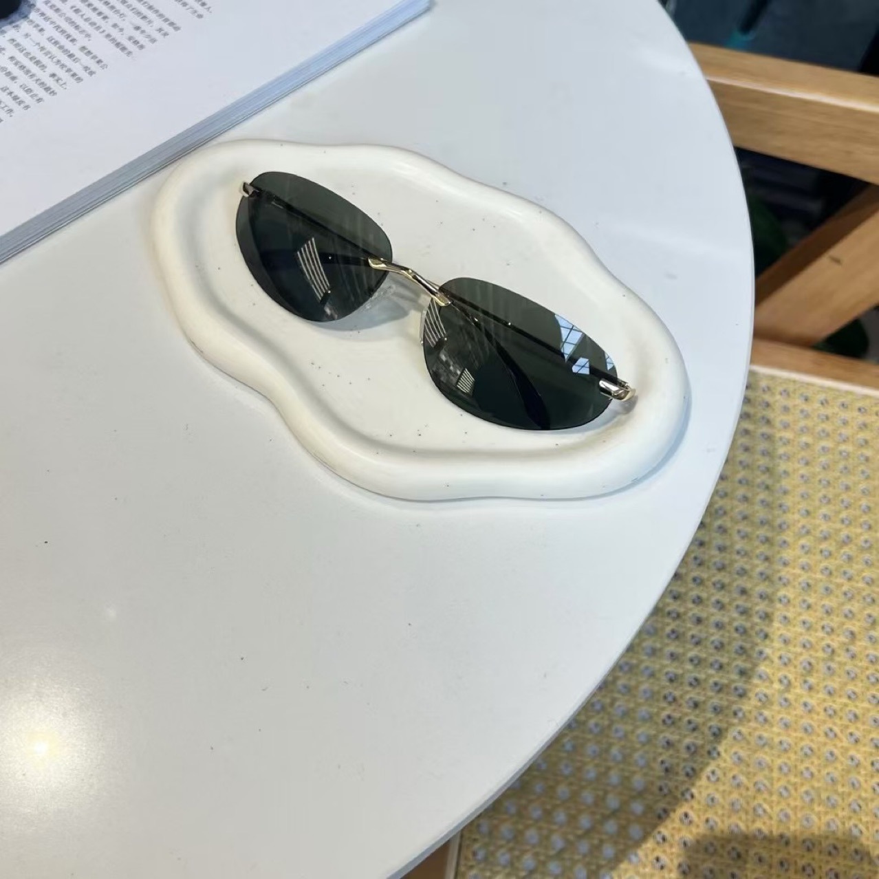 Tons sem aro UV400, óculos de  - Vintage Fashion Glasses avaliação e preço