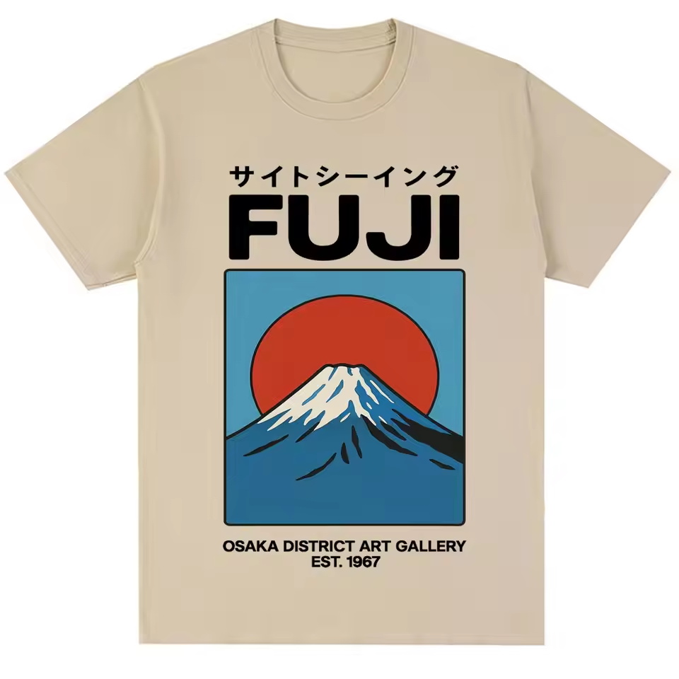 Camiseta Estilo Japonês Fuji O - Vintage Fashion Osaka avaliação e preço