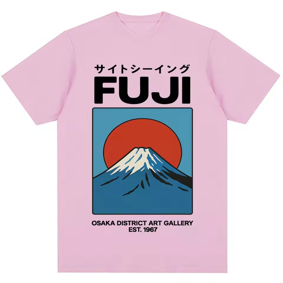 Camiseta Estilo Japonês Fuji O - Vintage Fashion Osaka avaliação e preço