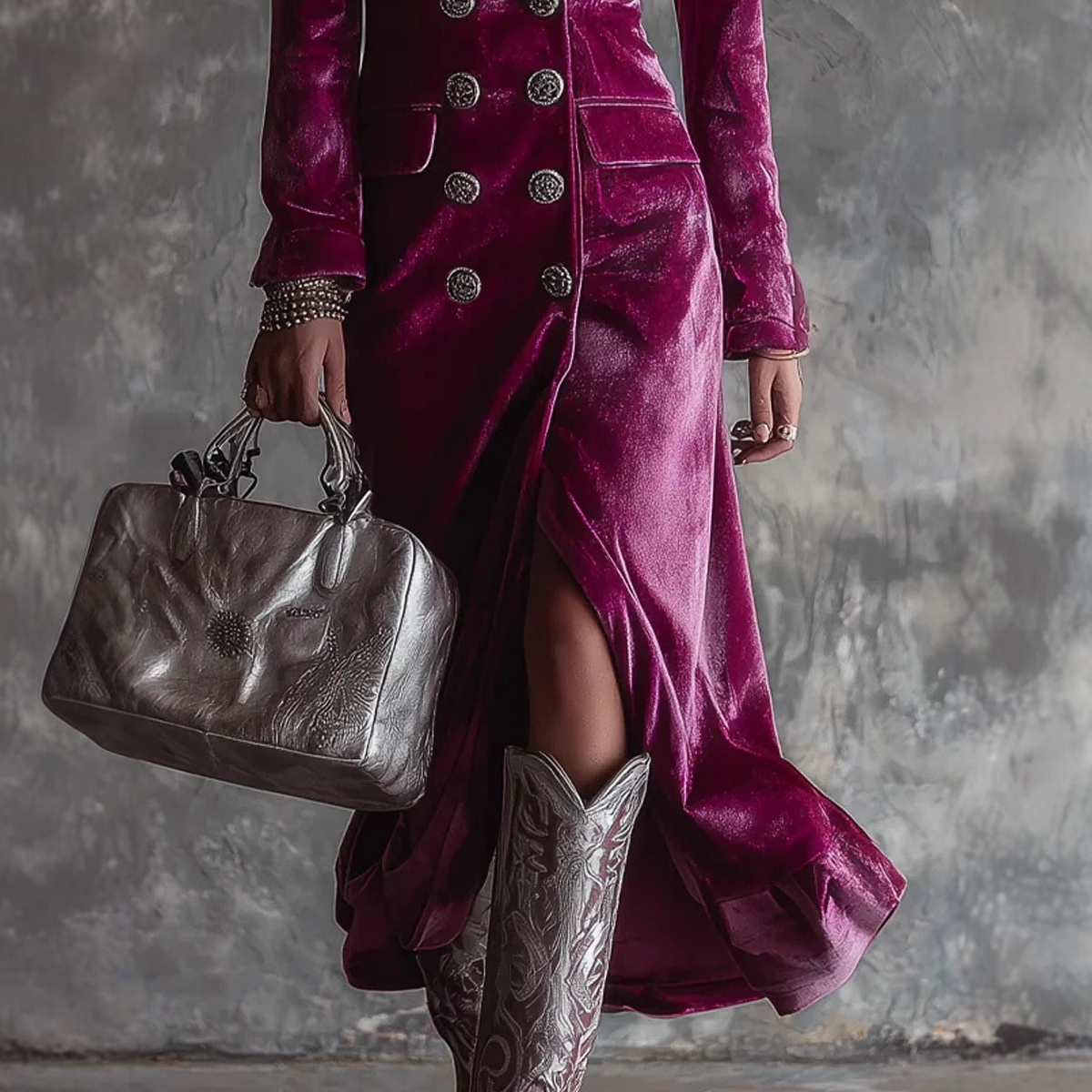 Vestido Blazer Longo de Veludo - Velvet Blazer Vintage avaliação e preço