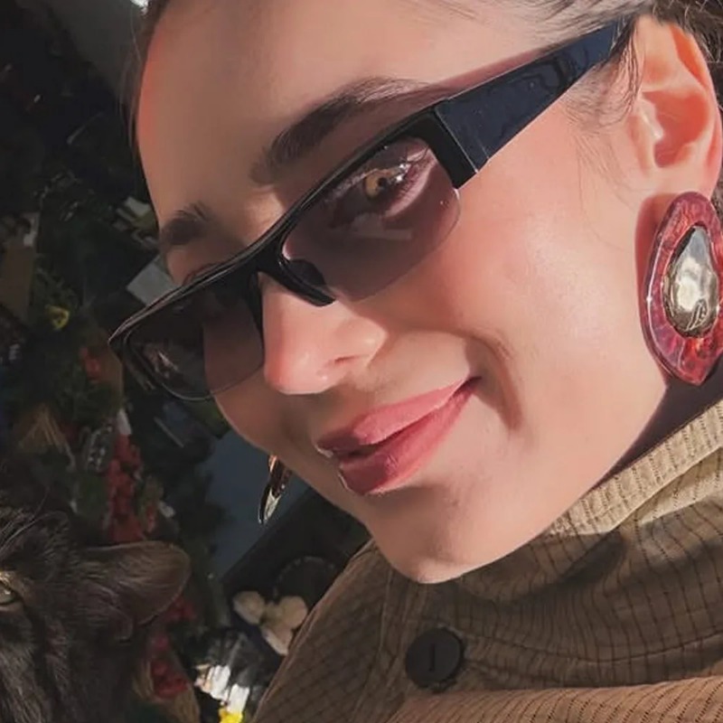 Óculos de Sol Retangulares Vin - Vintage Fashion Glasses avaliação e preço