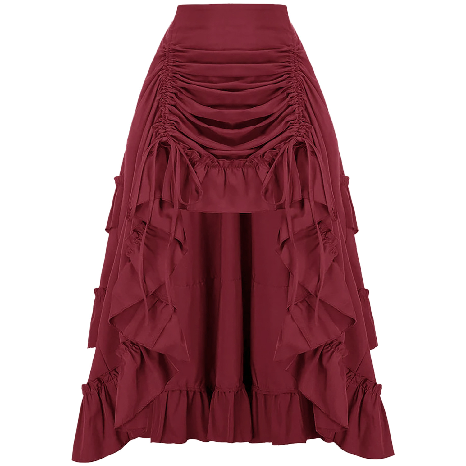 Saia longa vitoriana de cintur - Vintage Fashion Stores avaliação e preço