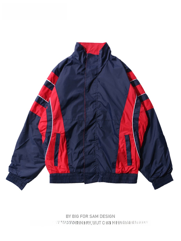 Jaqueta Masculina Estilo Espor - Vintage Windbreaker Nylon avaliação e preço