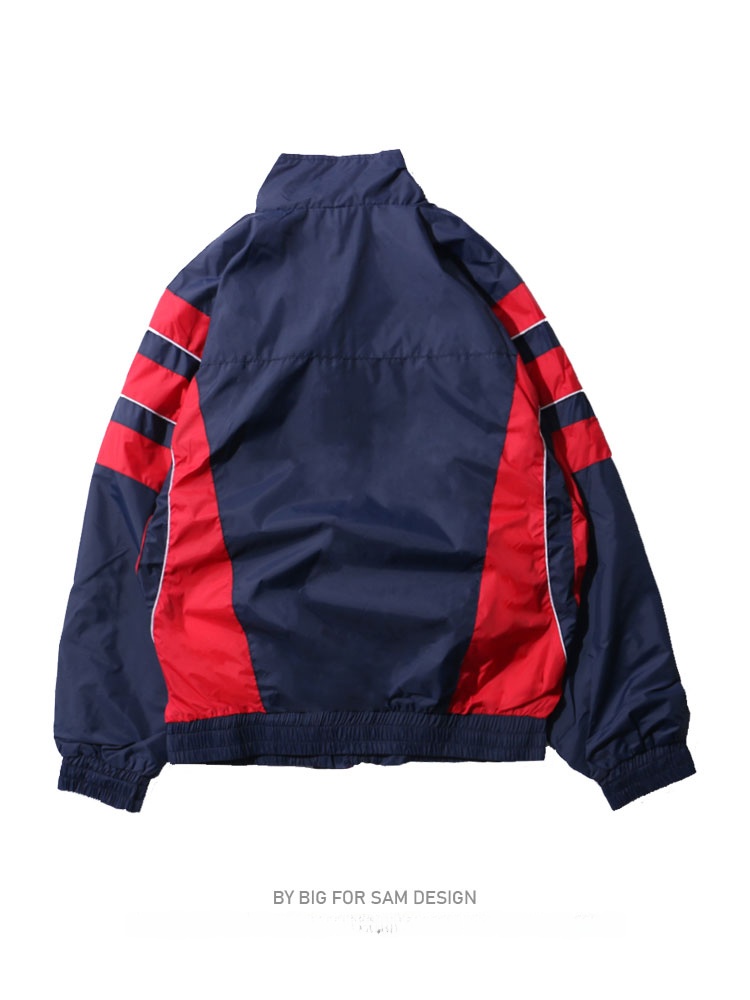 Jaqueta Masculina Estilo Espor - Vintage Windbreaker Nylon avaliação e preço