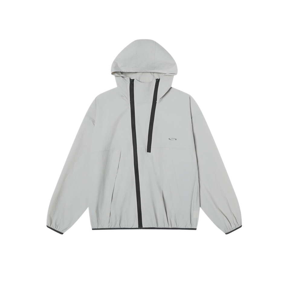 Vintage com capuz blusão dos h - Vintage Windbreaker Nylon avaliação e preço