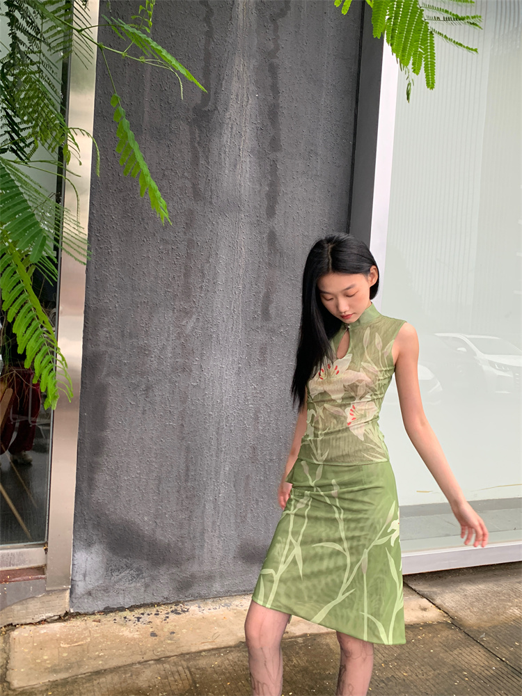 CHEERART-Conjunto de saia e to - Vintage Fashion Stores avaliação e preço