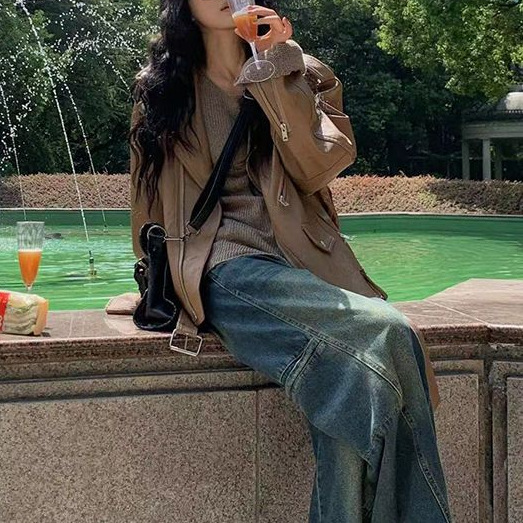 Jaqueta Feminina 2026 Primaver - Vintage Fashion Instagram avaliação e preço
