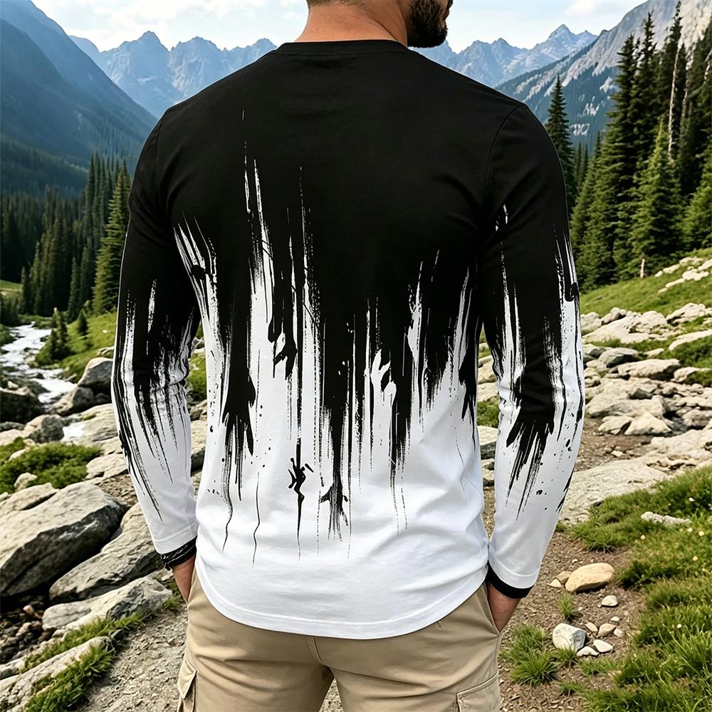 Camiseta Masculina de Manga Lo - Vintage Fashion Prints avaliação e preço