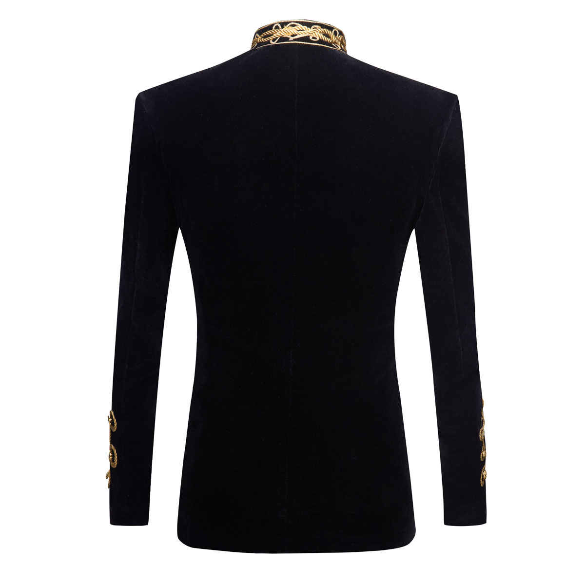 Gola de pé masculina ouro pret - Velvet Blazer Vintage avaliação e preço
