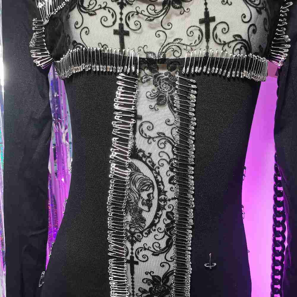 Emo gótico camiseta 90s vintag - Vintage Fashion Revival avaliação e preço